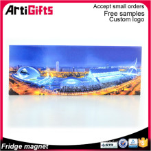 Customized design aluminum foil paper fridge magnet